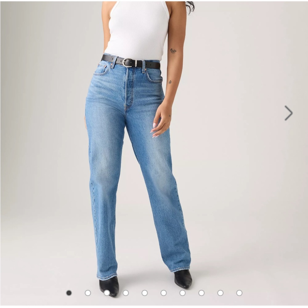 LEVI’S RIBCAGE STRAIGHT JEANS